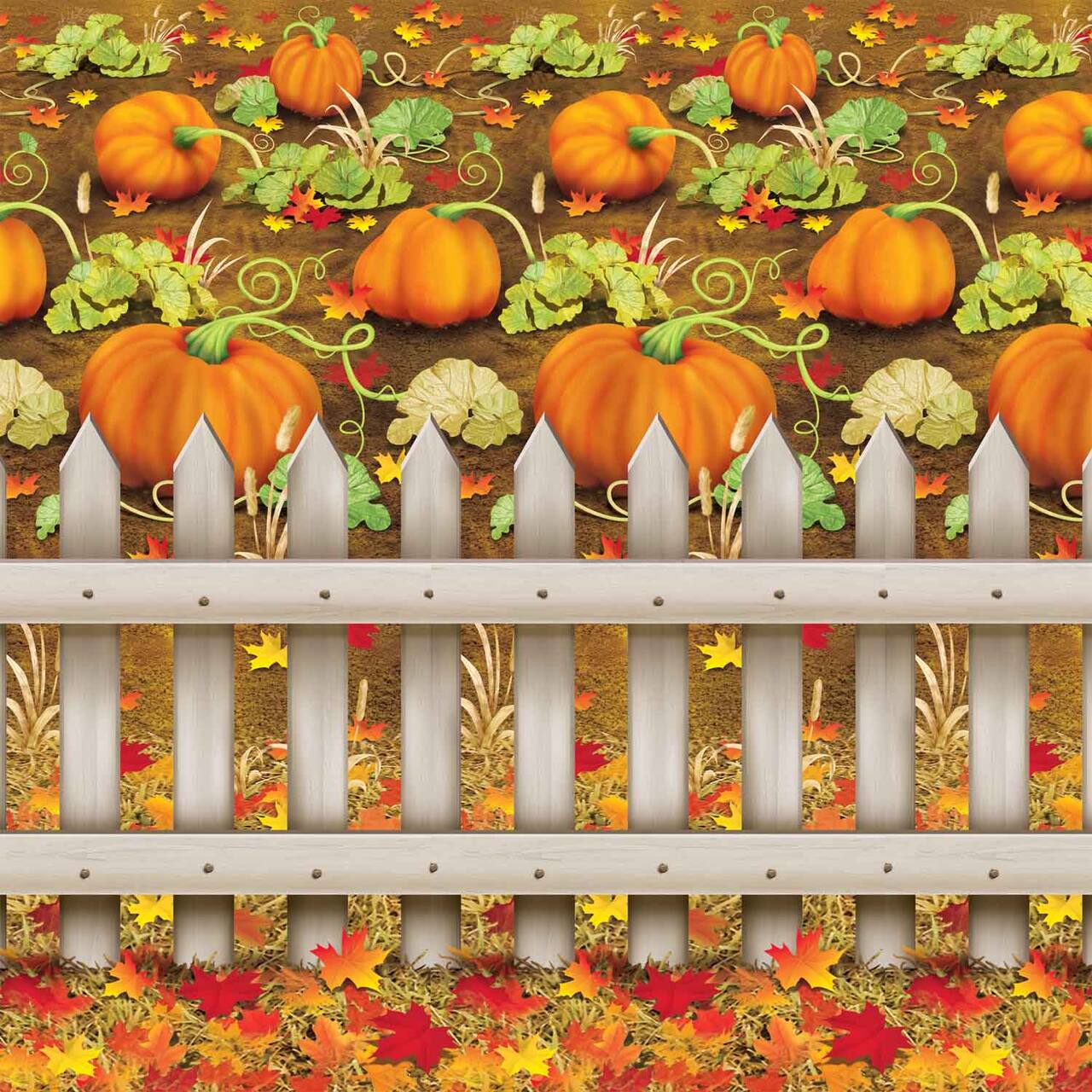 Beistle 4ft. x 30ft. Pumpkin Patch Backdrop